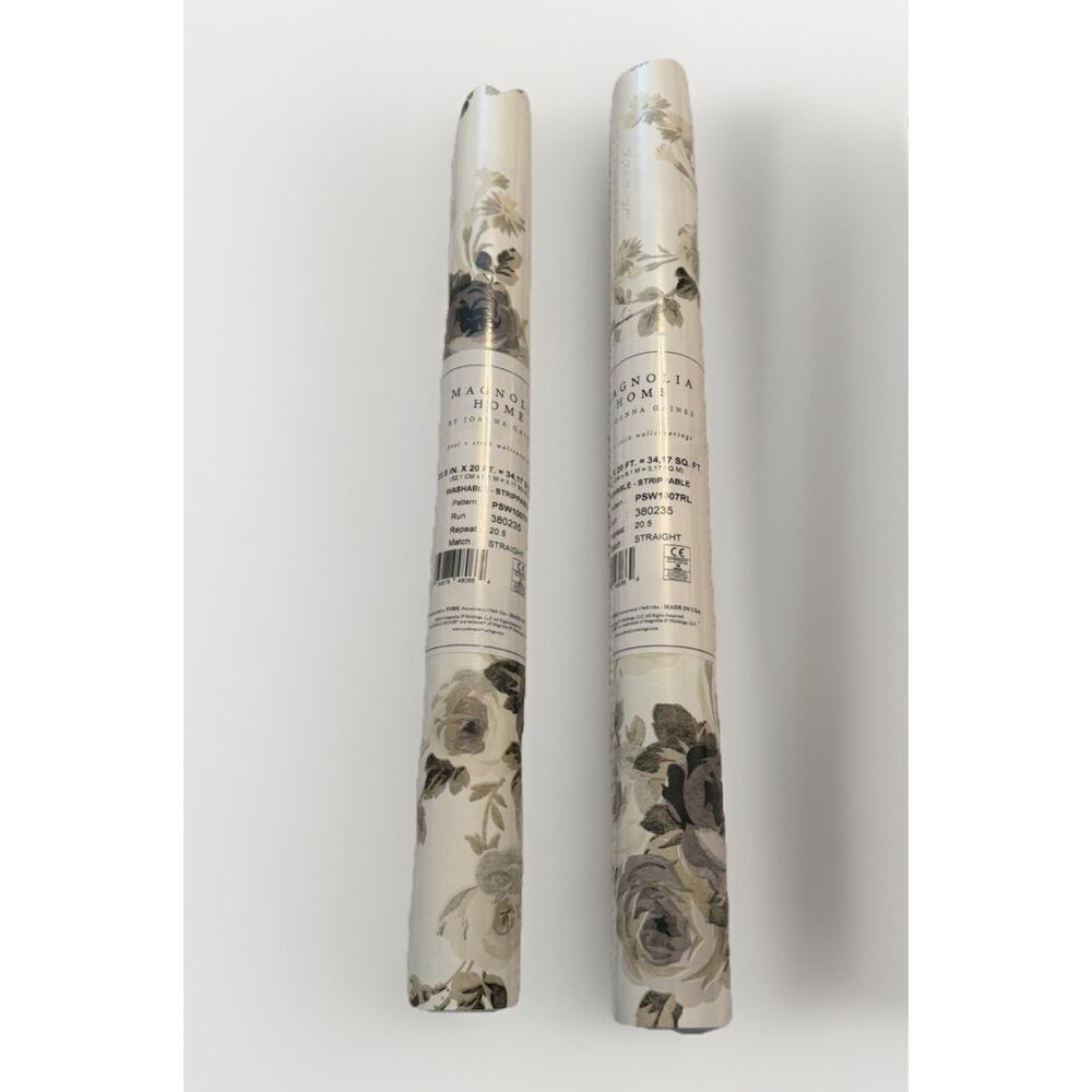MAGNOLIA HOME Heirloom Rose Wallpaper 2 Rolls Peel & Stick 34.17 Sq Ft 3556-20